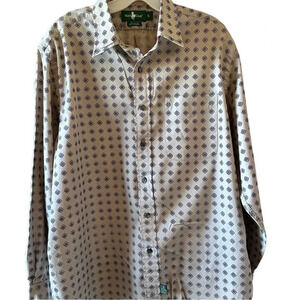 Hunt Club Men’s Long Sleeve Button Down Collared Dress Shirt Made in Jamaica